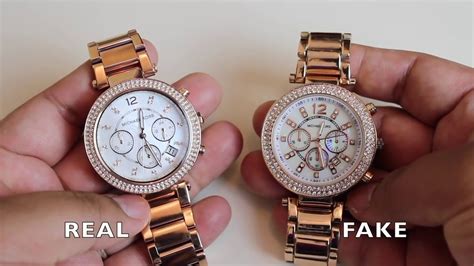 michael kors original vs fake watch|michael kors watch lookup.